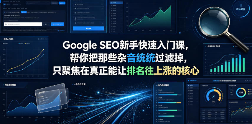 Google SEO新手快速入门课,帮你把那些杂音统统过滤掉,只聚焦在真正能让排名往上涨的核心动作【原创双语字幕】-零创仓