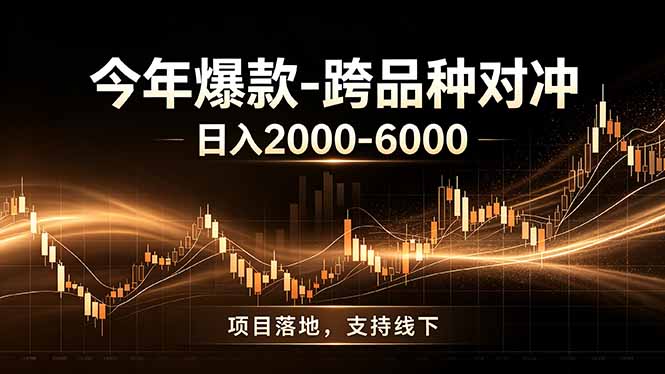 全新跨品种对冲模式上线！日稳定盈利 2000-6000，合规长久可批量放大-零创仓