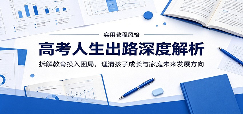 高考人生出路深度解析:拆解教育投入困局,理清孩子成长与家庭未来发展方向-零创仓