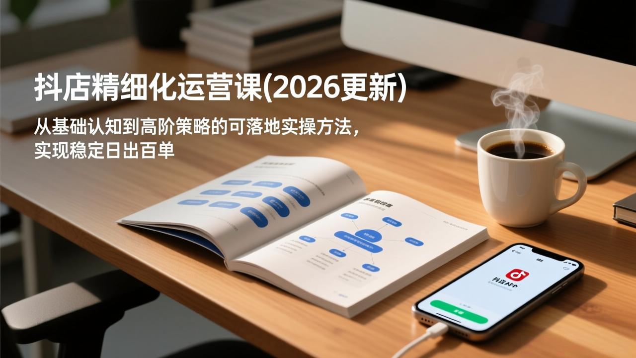 抖店精细化运营课(更新6月-零创仓
