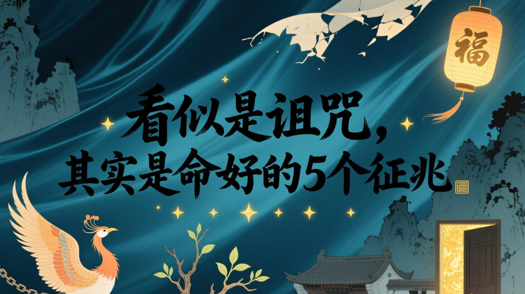 付费文章：看似是诅咒，其实是命好的5个征兆-零创仓