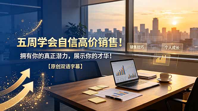 五周学会自信高价销售！拥有你的真正潜力，展示你的才华！【原创双语字幕】-零创仓