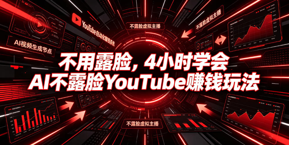 不用露脸,4小时学会AI不露脸YouTube賺钱玩法【原创双语字幕】-零创仓