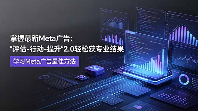 掌握最新的Meta广告，通过“评估-行动-提升”2.0版本轻松获得专业级结果。学习目前学习Meta广告的最佳方法-零创仓