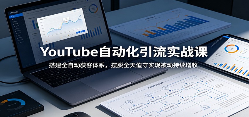 YouTube自动化引流实战课:搭建全自动获客体系,摆脱全天值守实现被动持续增收-零创仓