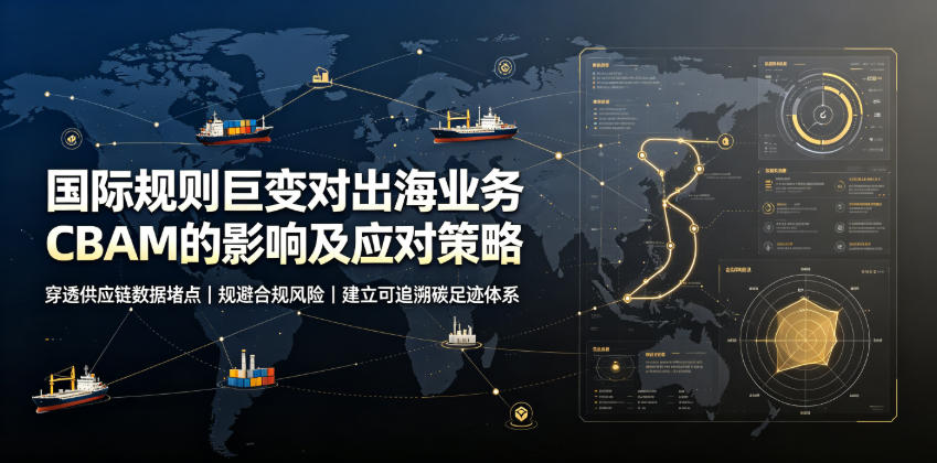 国际规则巨变对出海业务CBAM的影响及应对策略，帮助企业穿透供应链数据堵点，规避合规风险-零创仓