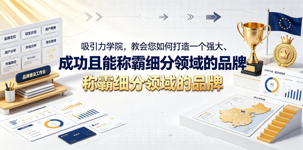 吸引力学院,教会您如何打造一个强大、成功且能称霸细分领域的品牌!【原创双语字幕】-零创仓