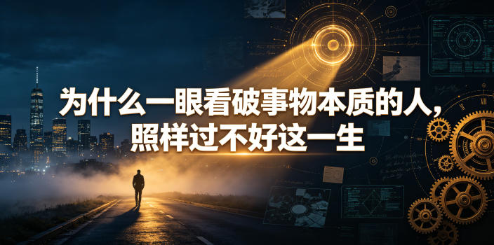 付费文章:为什么一眼看破事物本质的人,照样过不好这一生-零创仓